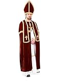 KarnevalsTeufel.de Bischofskostüm, Sankt Nikolaus, Gewand...