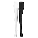 iEFiEL Unisex Zweifarbige Strumpfhosen Fitness Leggings Hose...