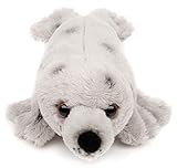 Uni-Toys - Robbe Plushie (grau-gepunktet) - 19 cm (Länge) -...