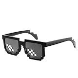 8 Bit Pixel Mosaik Glas Unisex Sonnenbrille UV Schutz Spieler...