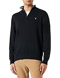 GANT Herren Classic Cotton Half Zip KLASSISCHER Baumwollpullover MIT...