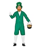 Horror-Shop Leprechaun Kostüm mit Zylinder | M, L L