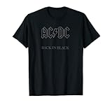 AC/DC - Back in Black Album Artwork T-Shirt