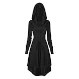 TSIRNK Gothic Kleid Damen,Mittelalter Kleidung Damen,Halloween...