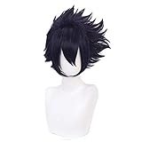 MUZI WIG Anime Cosplay Perücke mit Perückenkappe für My Hero...