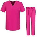 MISEMIYA - Unisex-Schrubb-Set - Medizinische Uniform mit Oberteil und...