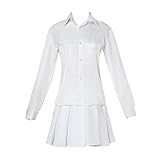 The Promised Neverland Cosplay Kostüm Emma Norman Weißes Outfit...
