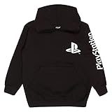 Popgear Jungen Playstation Logo Boys Black' Pullover Hoodie, Schwarz,...