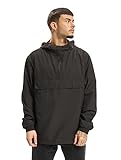 Urban Classics Herren Basic Pull Over Jacket Jacke, Schwarz, XL EU
