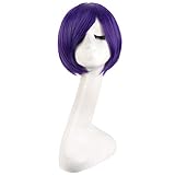 MapofBeauty 30cm/12 Zoll Kurze Paragraph Cosplay Perücke (Dunkel...