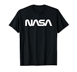 Classic NASA Worm White Logo T-Shirt