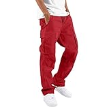 Herren Hose Lang Regular Fit Hose Skinny Jeans Strand Pumphose Stretch...