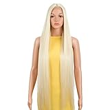 DÉBUT Lace Front Perücke Super lange Glatte Perücke für Damen 95...
