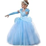 TYHTYM Prinzessin Cinderella Kleid Kostüme Kinder für Mädchen Von...