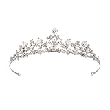 Changlesu Krone Damen Tiara mit Inlay Kristallblume Braut Hochzeit...