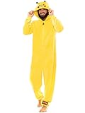 Pokemon Herren Schlafoveralls Pikachu Gelb Medium