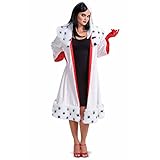 Disney Offizielles Cruella Kostüm, Faschingskostüm Für Damen,...