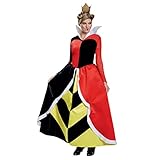 Disney Offizielles Premium Herzkönigin Kostüm Damen, Rote Königin...