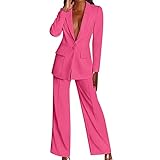Hosenanzug Damen Festlich Elegant Business Hosenanzüge 2 Teiler...