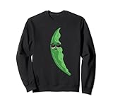Lustiges Erbsen-Kostüm mit Sonnenbrille, Erbsen-Kostüm Sweatshirt