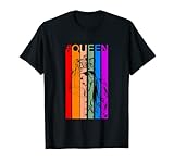 LGBTQ Regenbogen Retro Freddie Queen T-Shirt