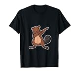 Lustiges Dabbing Biber Geschenk Kinder Dab Dance T-Shirt