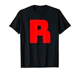 R Team Rocket Gruppen-Kostüm Karneval Partner-Outfit T-Shirt