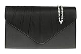 Girly Handbags Schöne Elegante Gefaltete Satin Clutch Tasche...