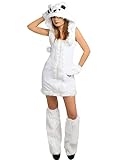 Funidelia | Eisbär Kostüm für Damen Größe M ▶ Tiere, Bär -...