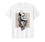 Japanische Tattoo Dämonen Ästhetische Kunst Oni Teufel Hanya Maske...