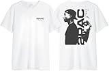 Tupac Herren METUPACTS012 t Shirt Damen, Blanc, L