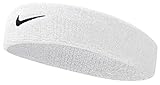 Nike Unisex Erwachsene Swoosh Headband/Stirnband, Weiß...