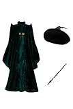 Oakamy Minerva Mcgonagall Kostüm Hexe Vampir Robe Hexe Halloween...