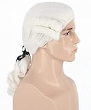 LeMarnia Unisex Erwachsene Richter Kostüm Perücken Halloween Cosplay...