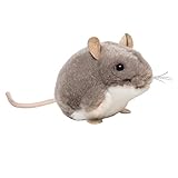 Teddy Hermann 92657 Maus grau 9 cm, Kuscheltier, Plüschtier mit...