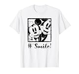 Disney Mickey Mouse Minnie Hashtag Smile T-Shirt
