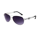 FONHCOO Verspiegelte Sonnenbrille Damen UV400 Brille Vintage...