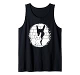Hasenpuppe Shadow Rock auf Heavy Metal Teufelshörner Musik Tank Top