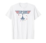 Top Gun Klassisches Sterne Flugzeug Logo T-Shirt