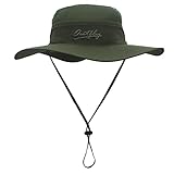 Outfly Breite Krempe Sonnenhut für Herren Mesh Bucket Hat Leichter...