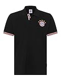 FC Bayern München Poloshirt Logo schwarz, XXL
