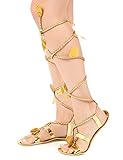 Vegaoo Römer-Sandalen für Damen Gold