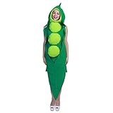 EraSpooky Gemüse Erwachsenen Erbsen Unisex Kostüm für Gruppen