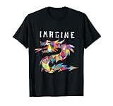 Imaginäres Fantasie Drachen T Shirt Geschenk Damen Herren T-Shirt