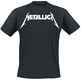 Metallica Textured Logo Männer T-Shirt schwarz L 100% Baumwolle...