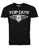 Top Gun Herren T-Shirt Cloudy Tg20191006 Black,M