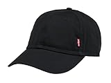 Levi's Herren Classic Twill Red Tab Baseball Cap, Schwarz (Black), 58...