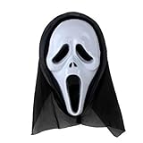 Maske Leichentuch, Halloween Scream Maske Vollkopfmasken Scary Masken...