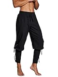 FUERI Herren Mittelalter Hose Piratenhose Cosplay Kostüm Schnürhose...