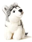 Uni-Toys - Plushie - Husky, sitzend - 12 cm (Höhe) - Plüsch-Hund -...